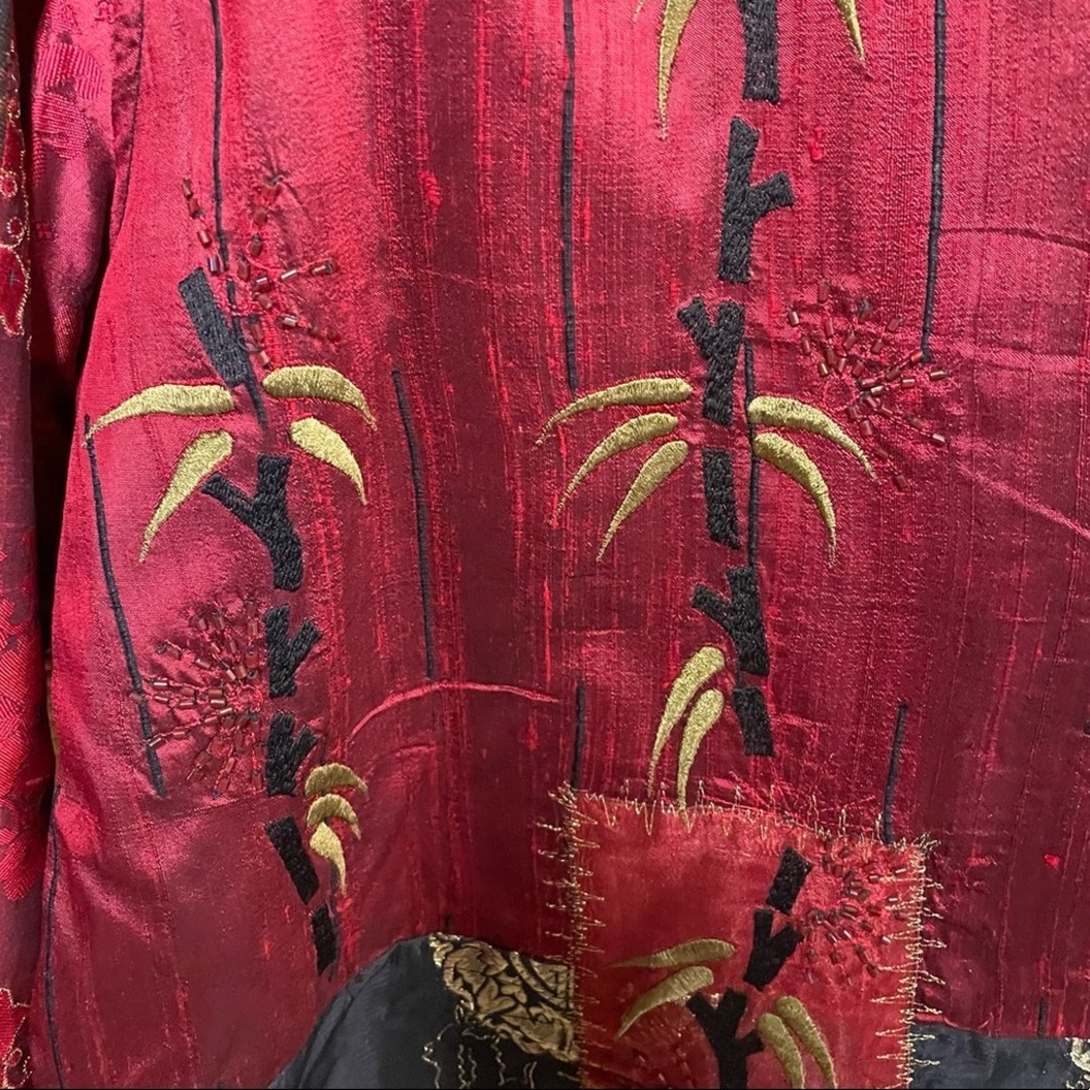 Chico’s Patchwork Oriental Print Jacket - image 4
